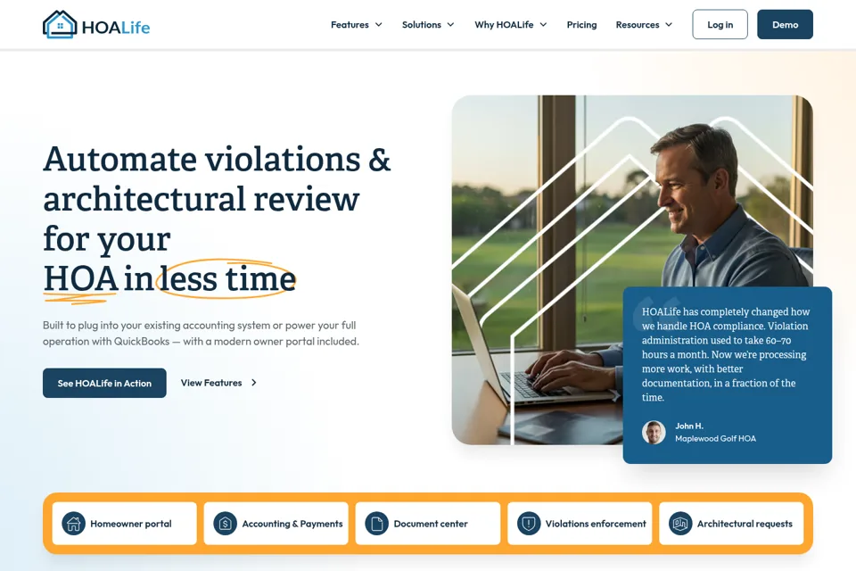 Landing page preview
