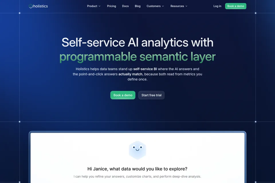 Landing page preview