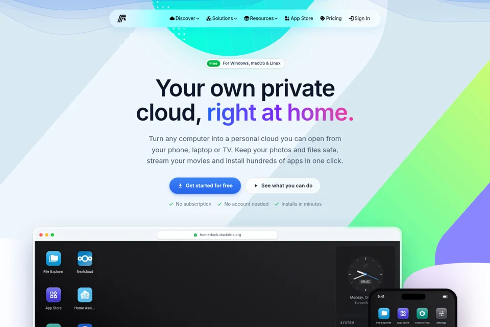 Landing page preview