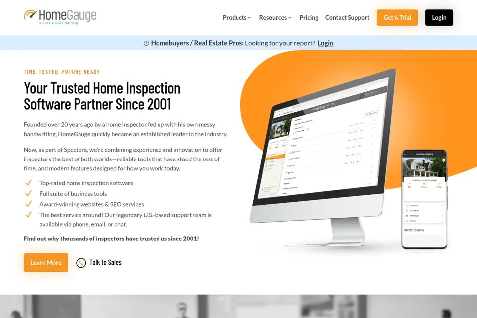 Landing page preview