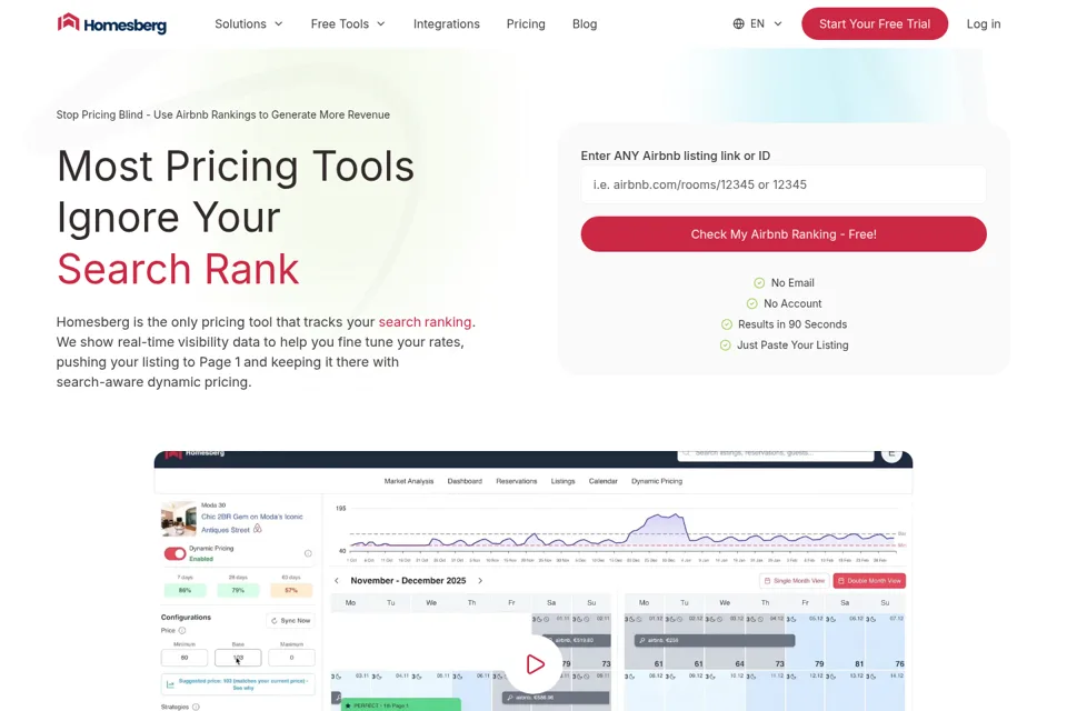 Landing page preview