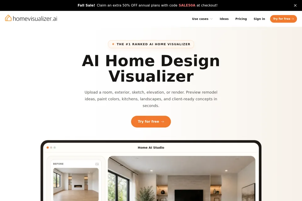 Landing page preview