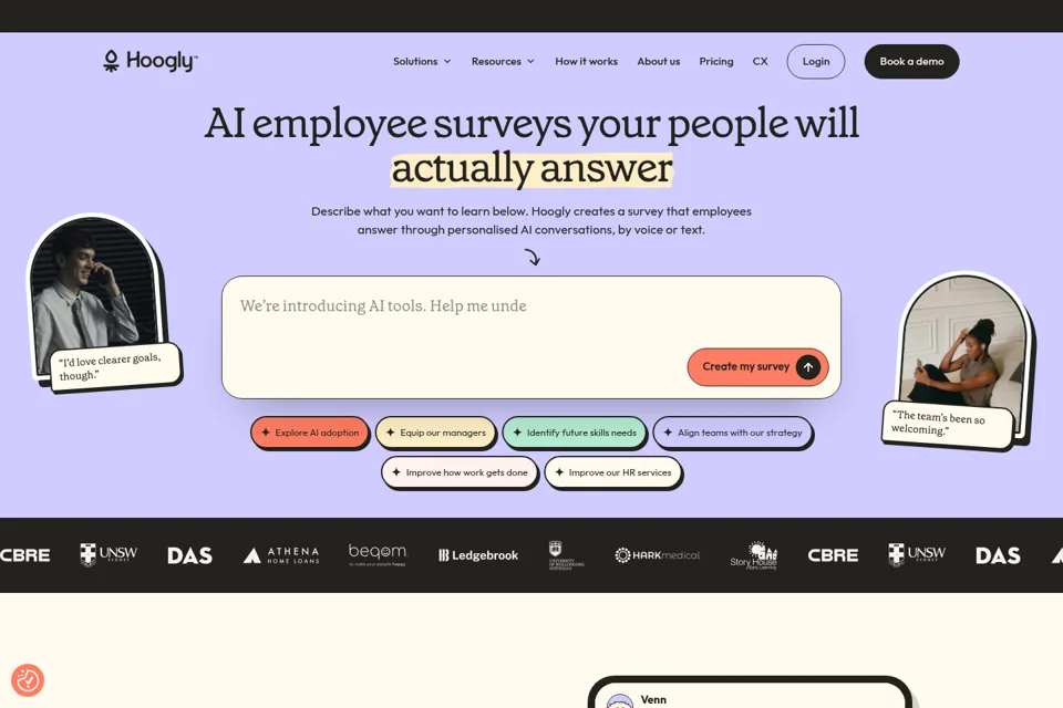 Landing page preview