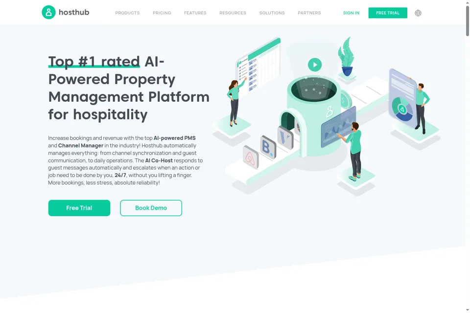 Landing page preview