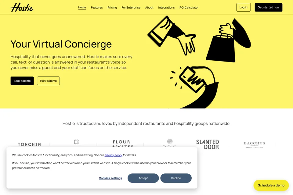 Landing page preview