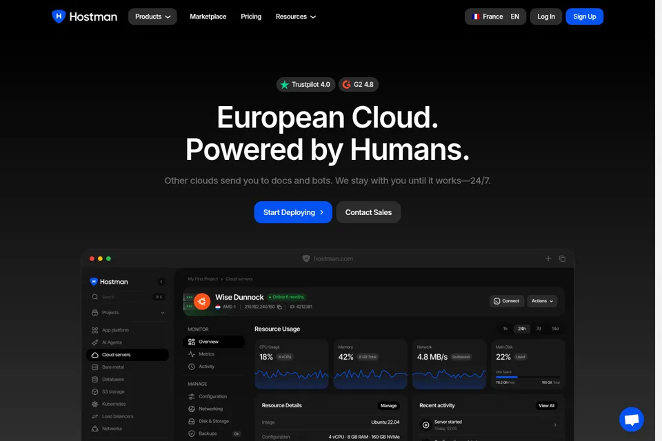 Landing page preview