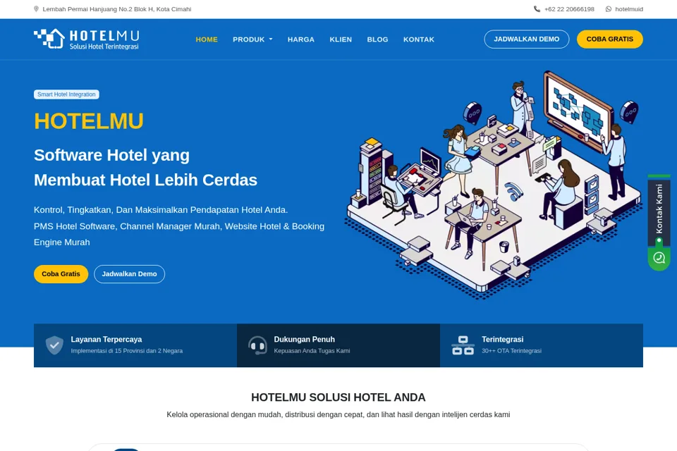 Landing page preview