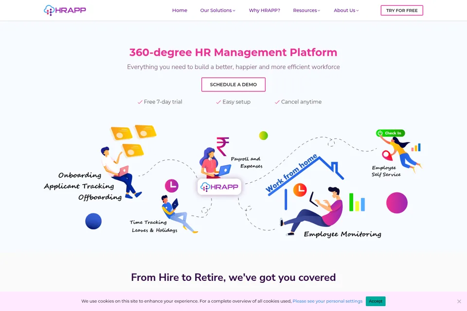 Landing page preview