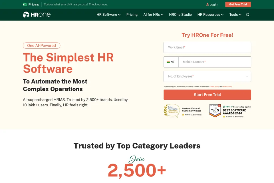 Landing page preview
