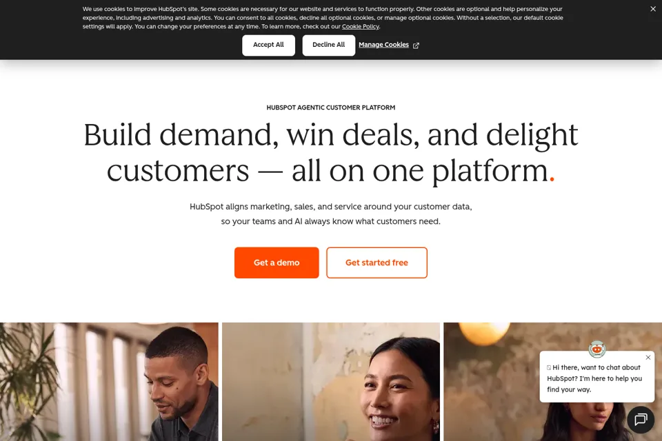 Landing page preview