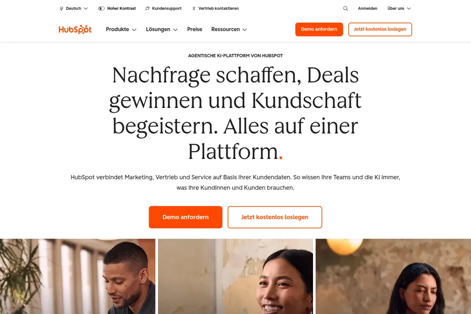 Landing page preview