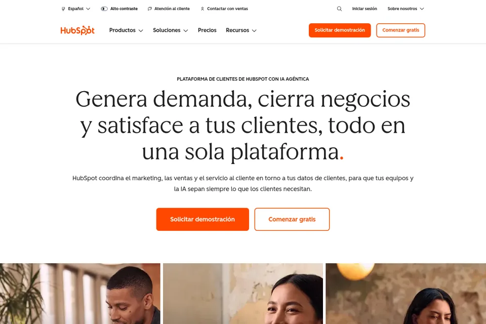 Landing page preview