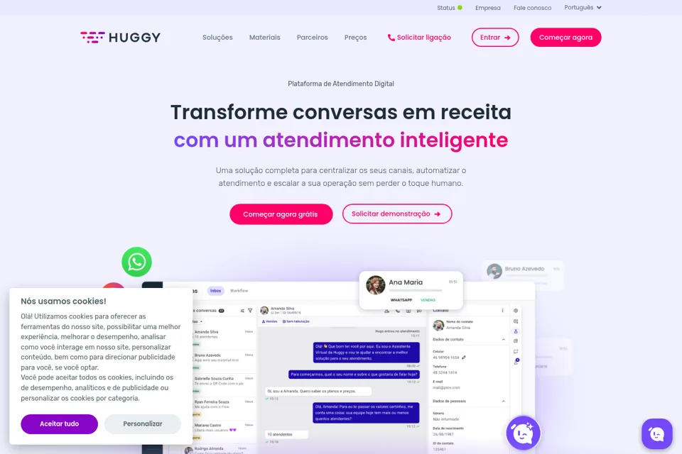 Landing page preview