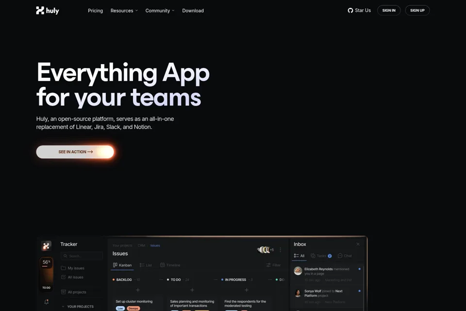 Landing page preview
