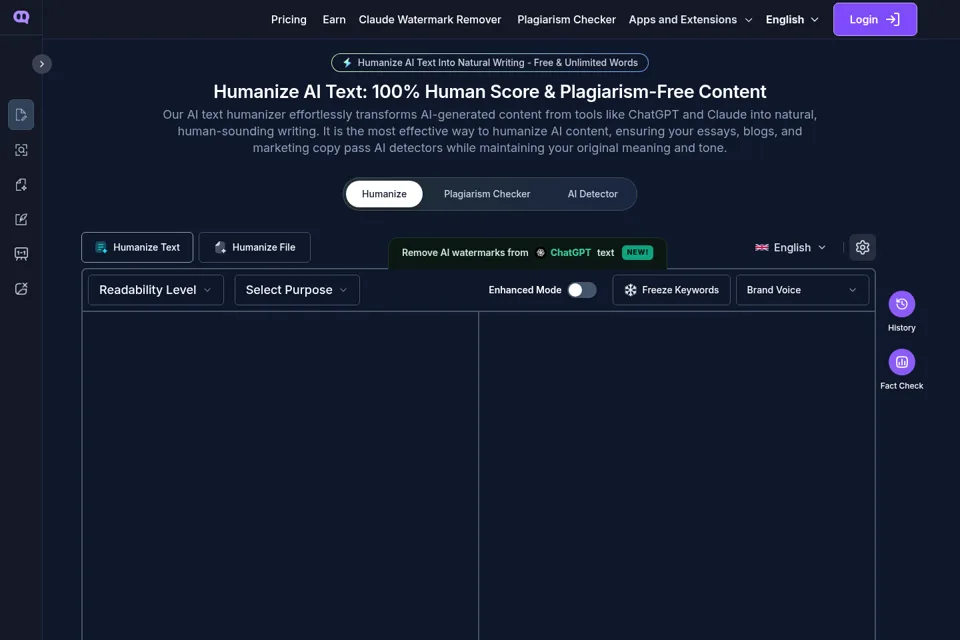 Landing page preview