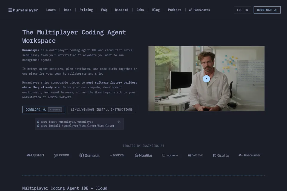 Landing page preview