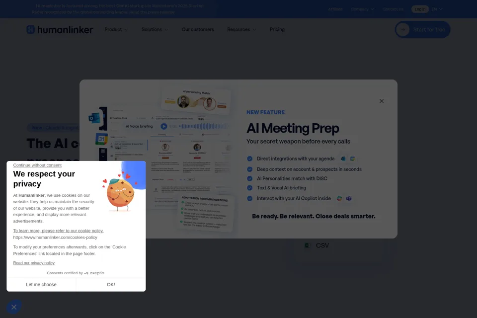 Landing page preview