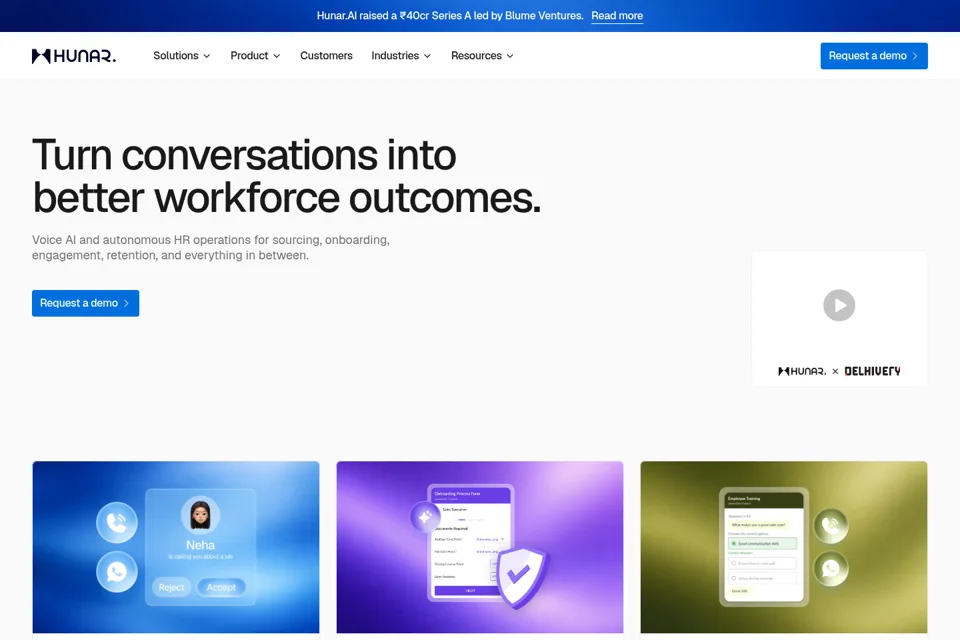 Landing page preview