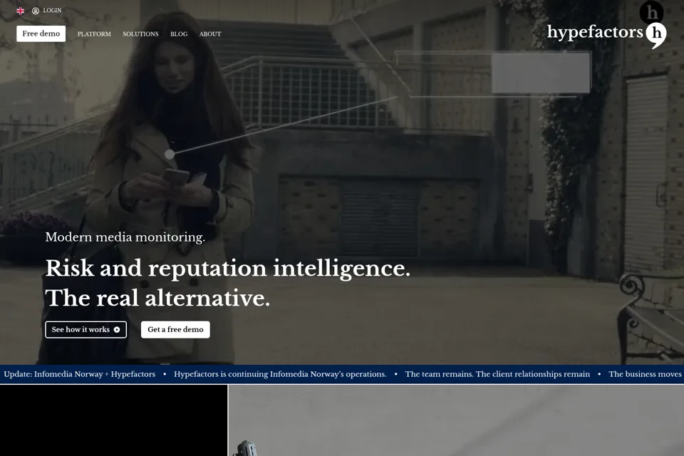 Landing page preview