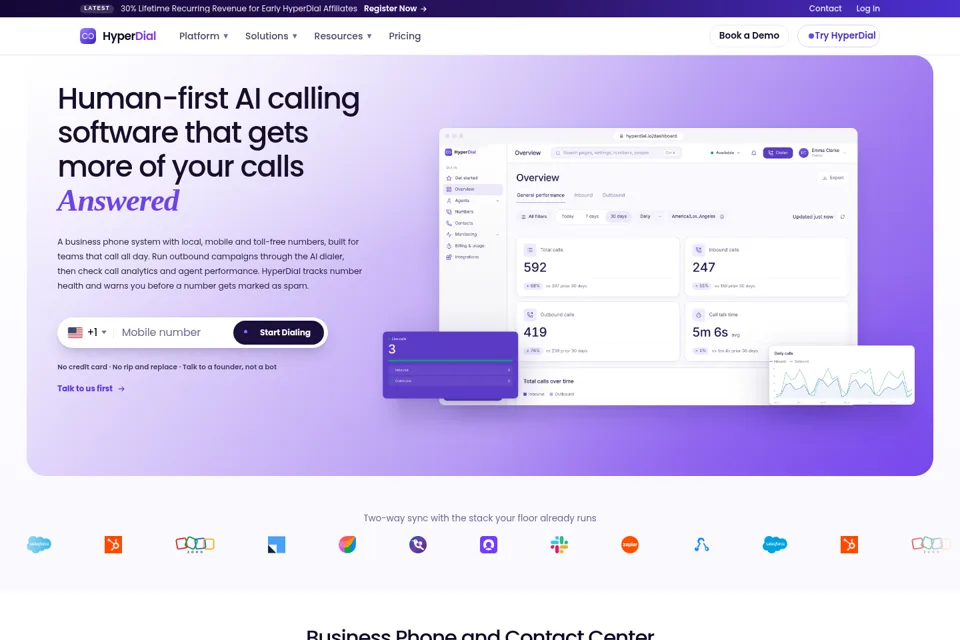 Landing page preview