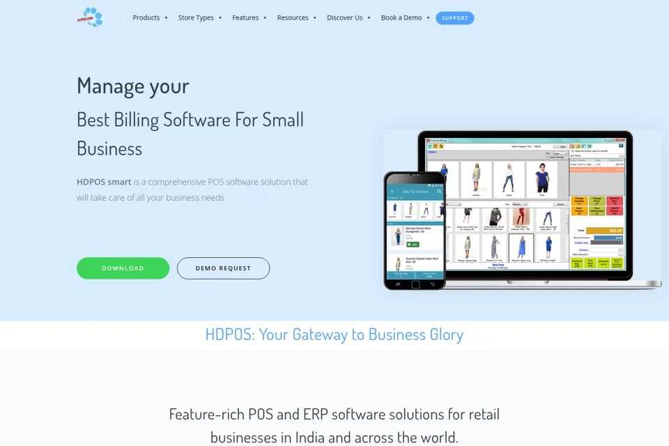 Landing page preview