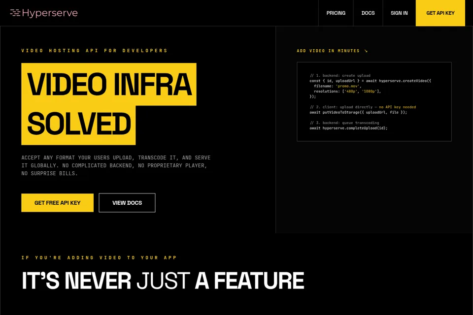 Landing page preview