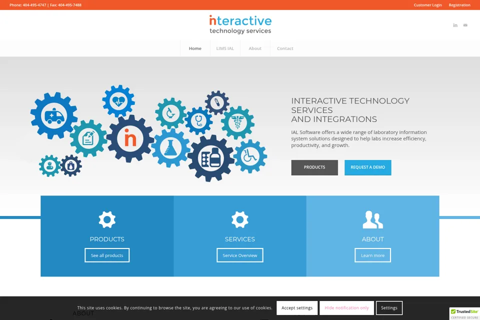 Landing page preview