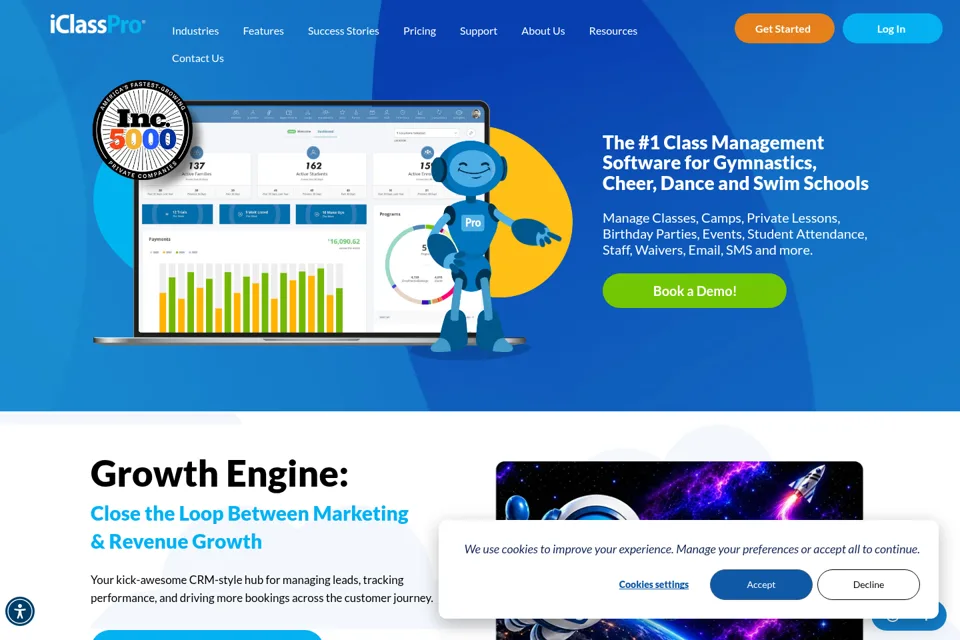 Landing page preview
