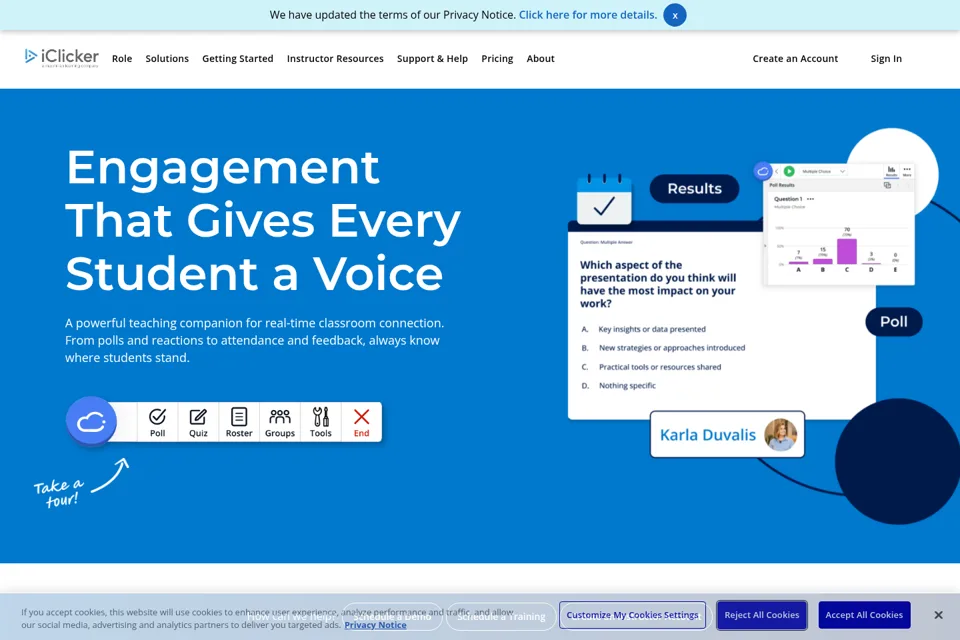 Landing page preview