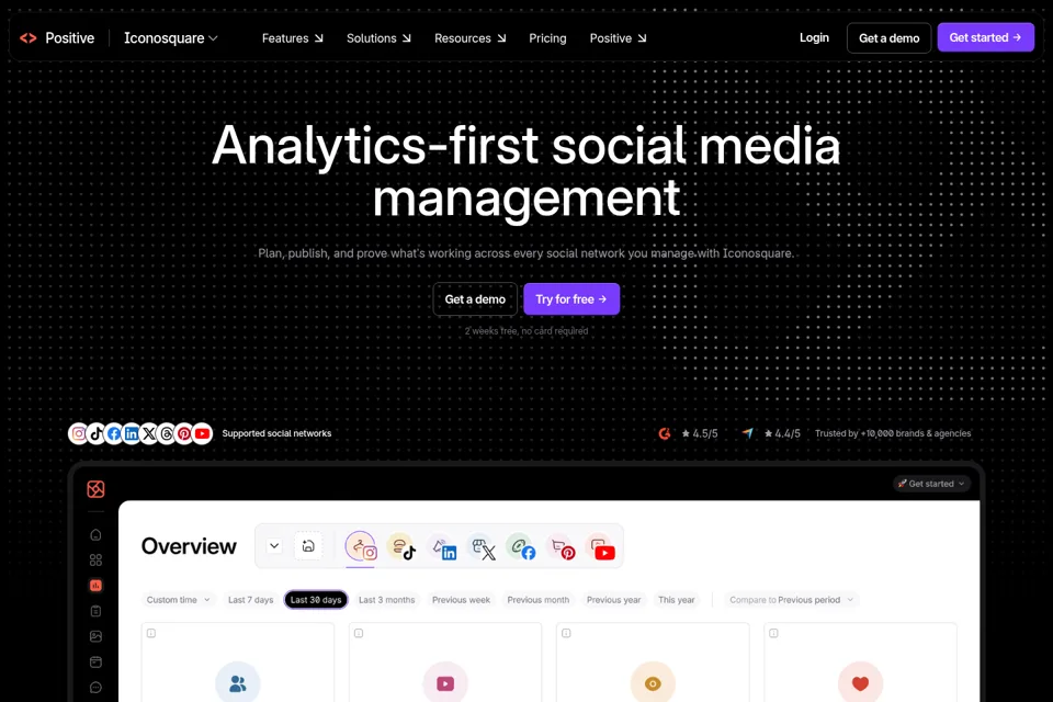 Landing page preview