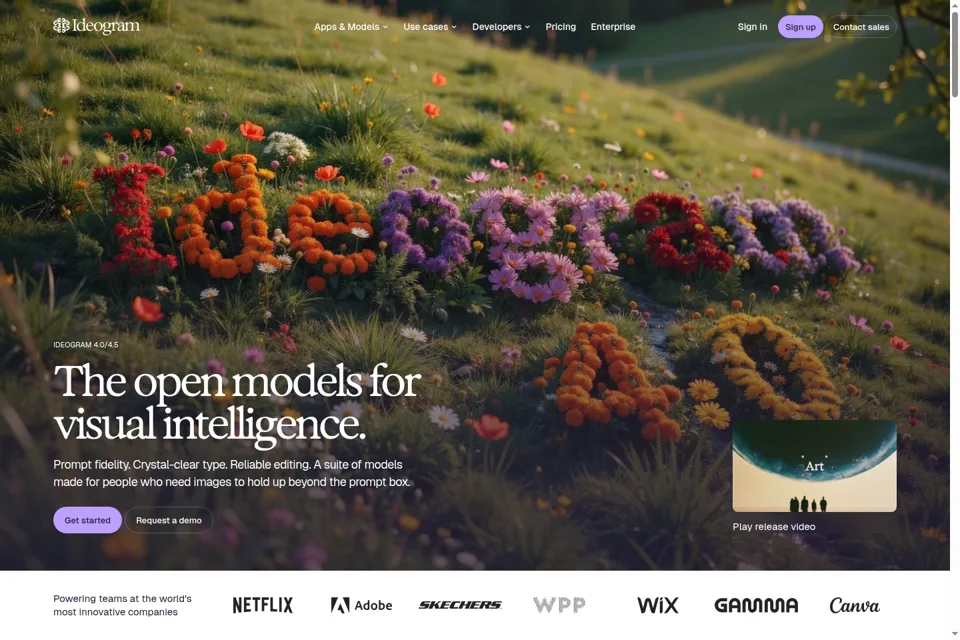 Landing page preview