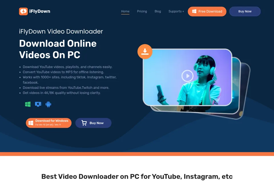 Landing page preview