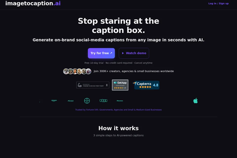 Landing page preview