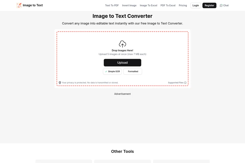 Landing page preview