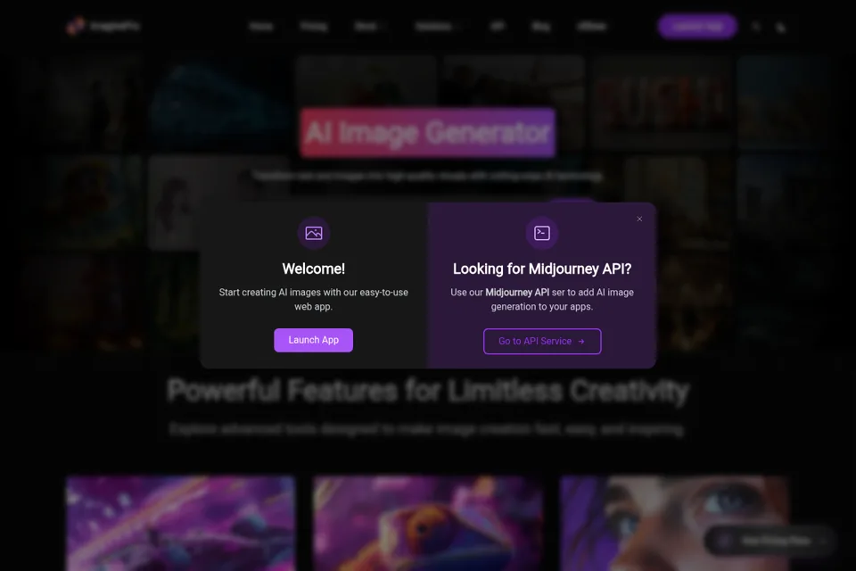 Landing page preview