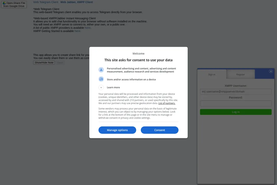 Landing page preview