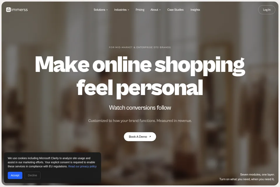 Landing page preview