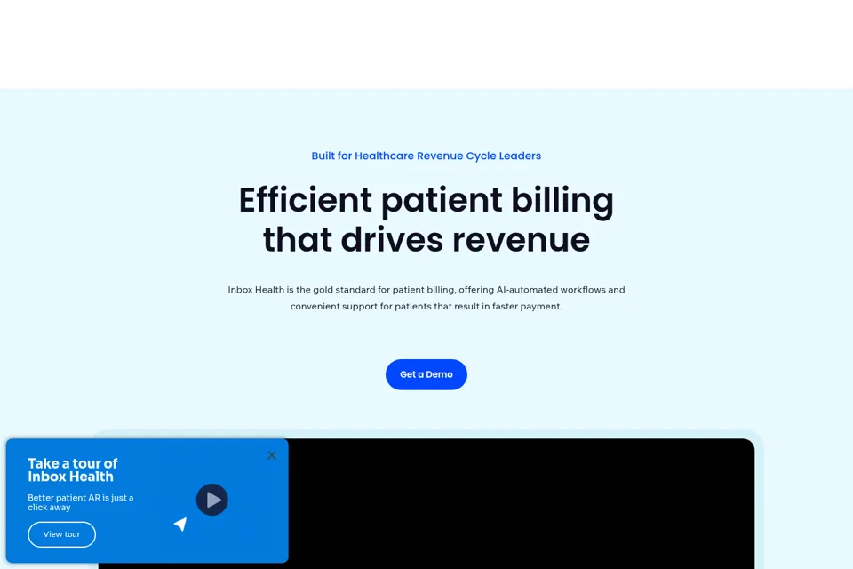 Landing page preview
