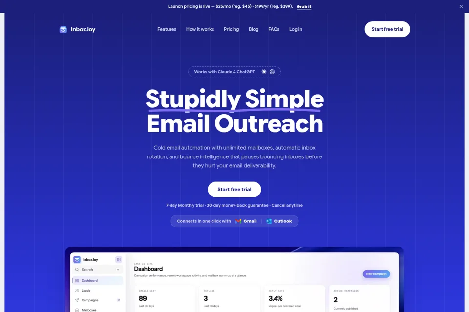 Landing page preview