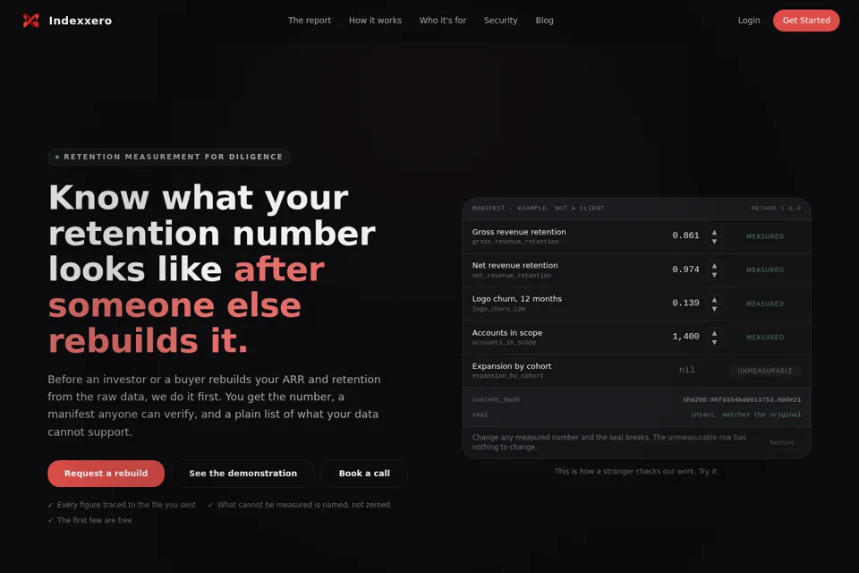 Landing page preview