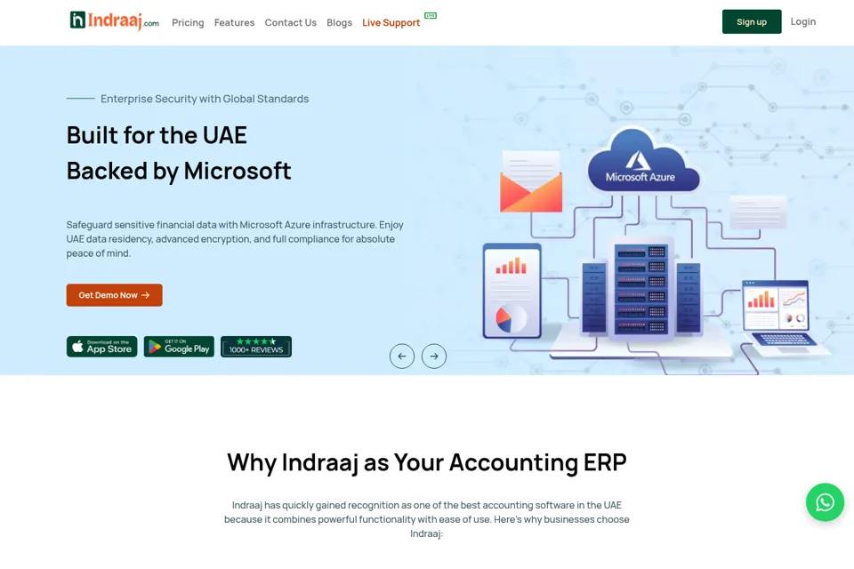 Landing page preview