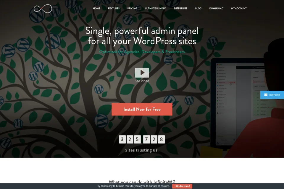 Landing page preview