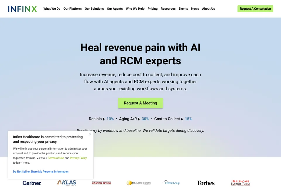 Landing page preview