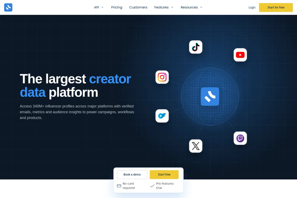 Landing page preview