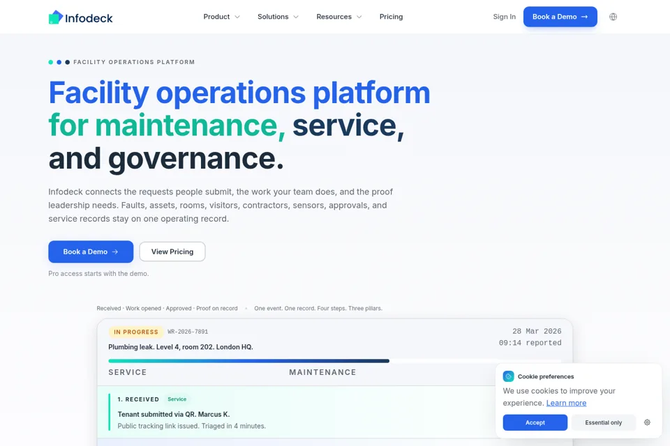 Landing page preview