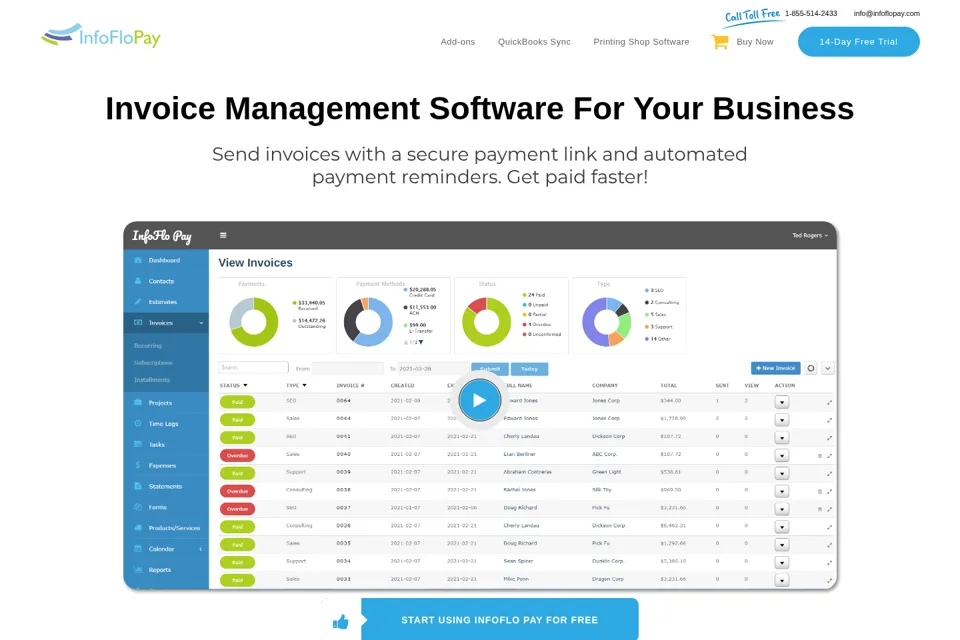 Landing page preview