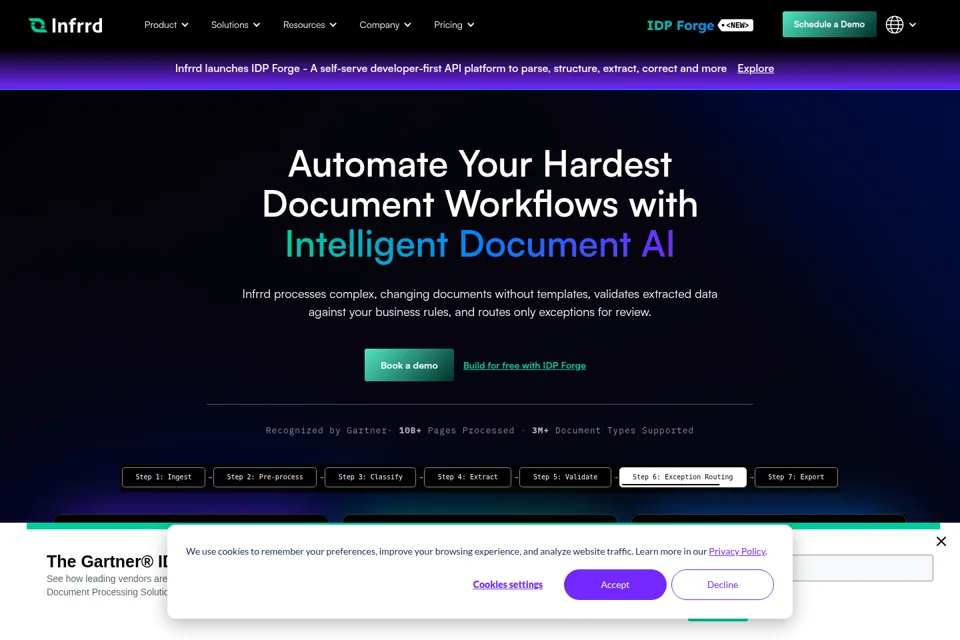 Landing page preview