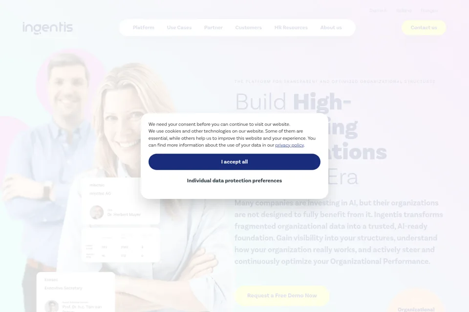 Landing page preview