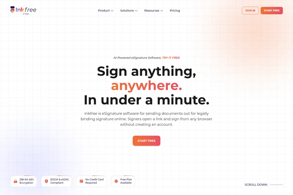Landing page preview
