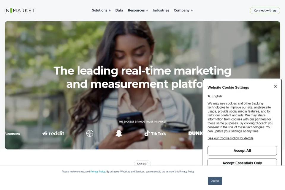 Landing page preview